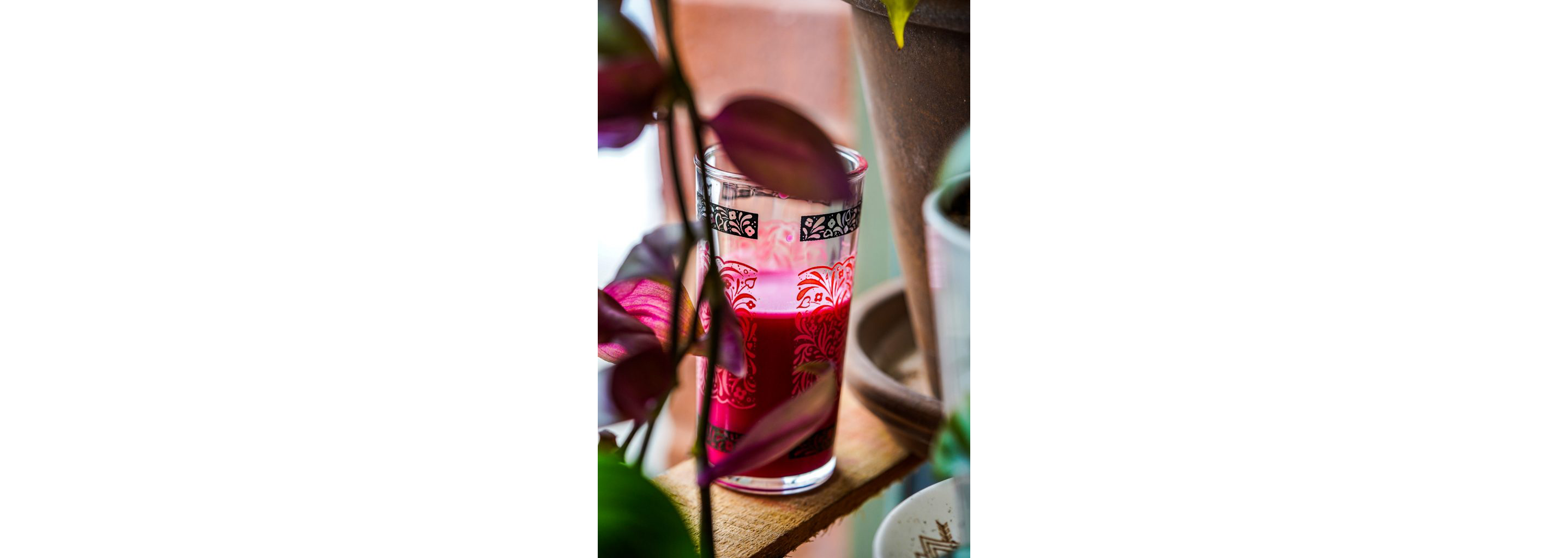 Beetroot juice.