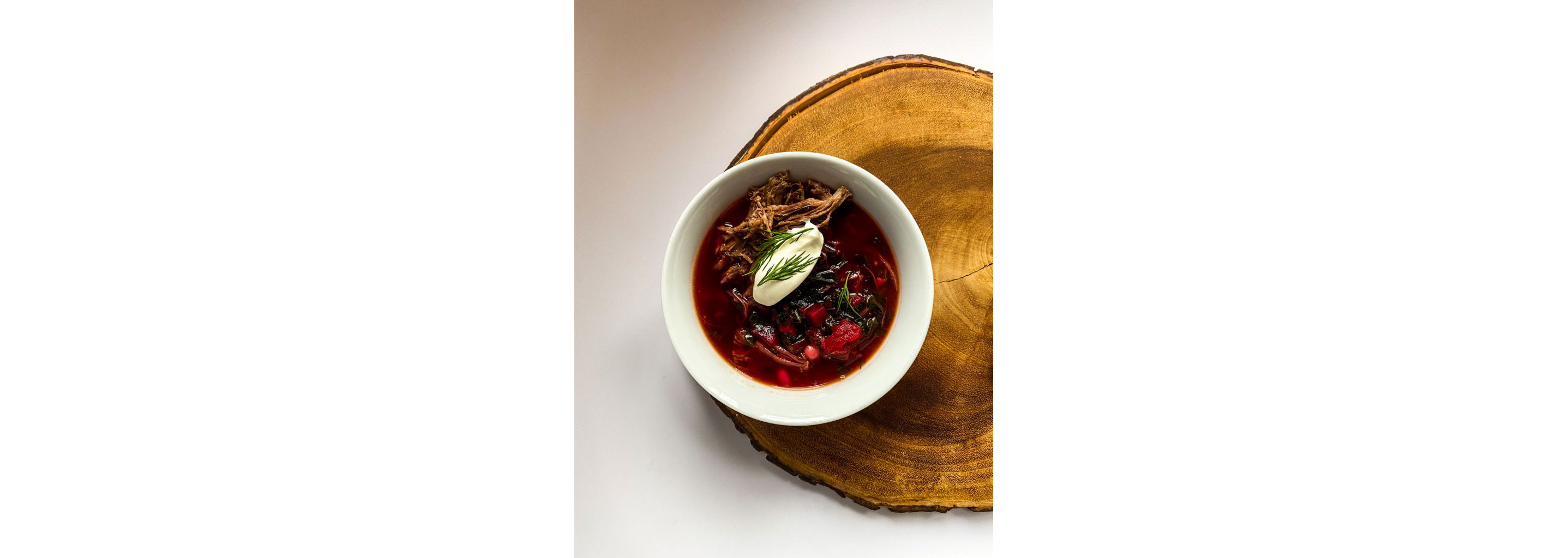 Beetroot soup.