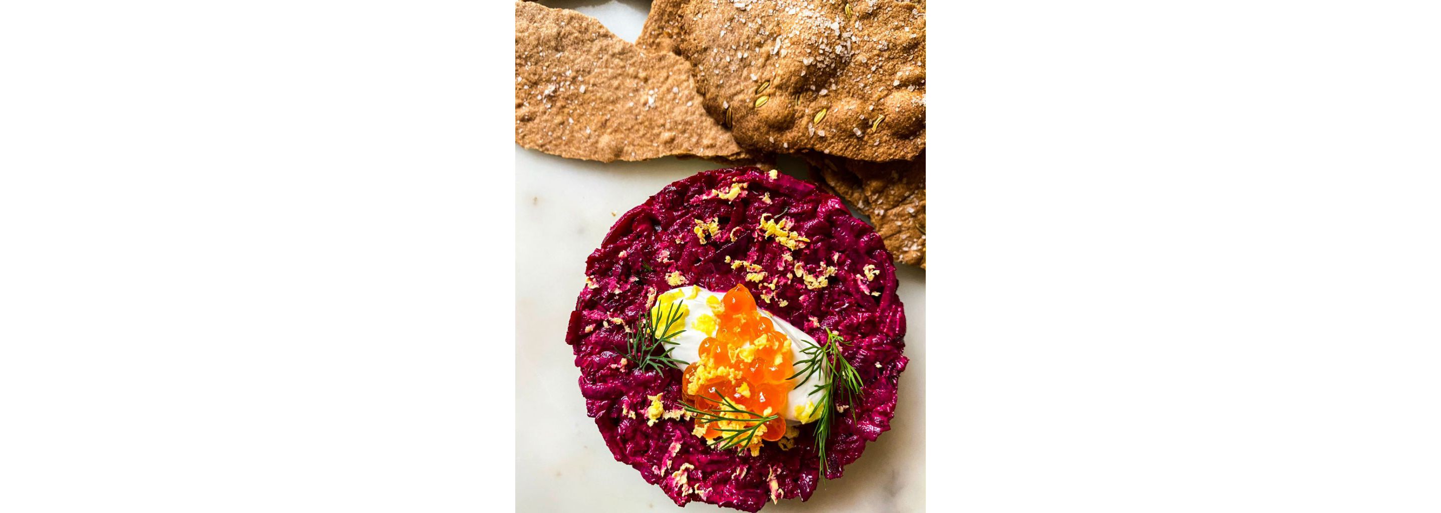 Beetroot dip.