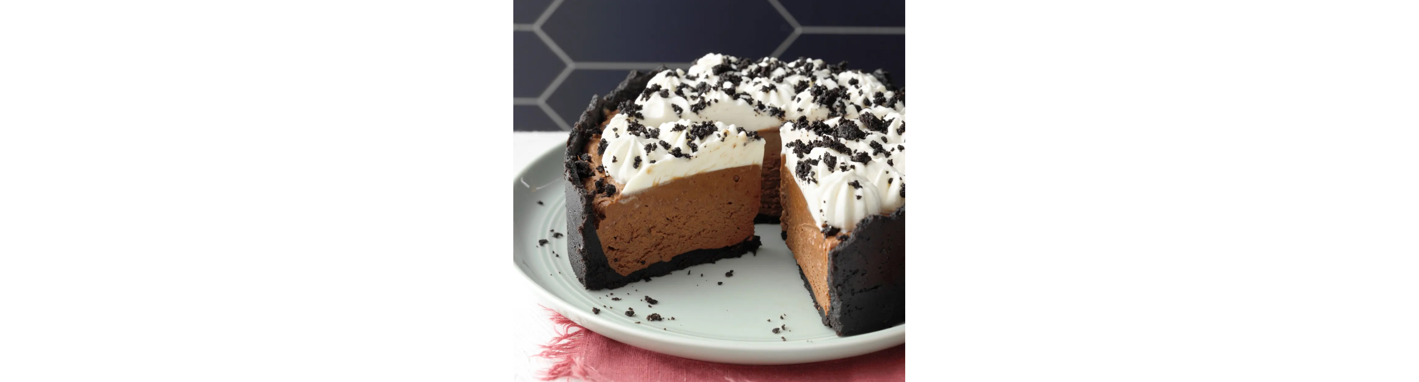 Mexican hot chocolate mousse pie