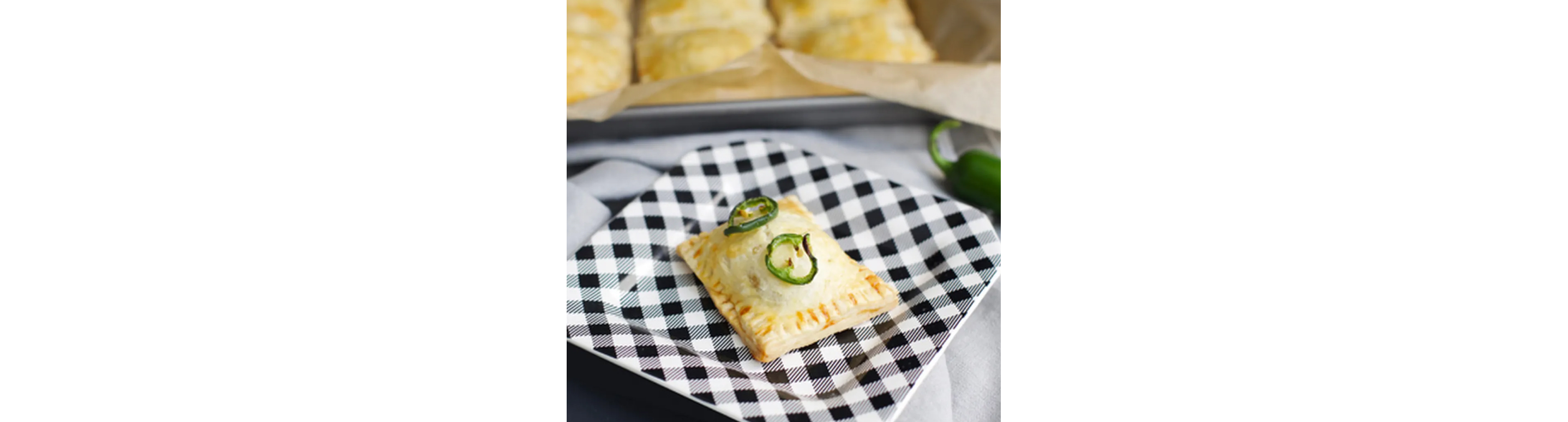 Cheesy jalapeno pastries