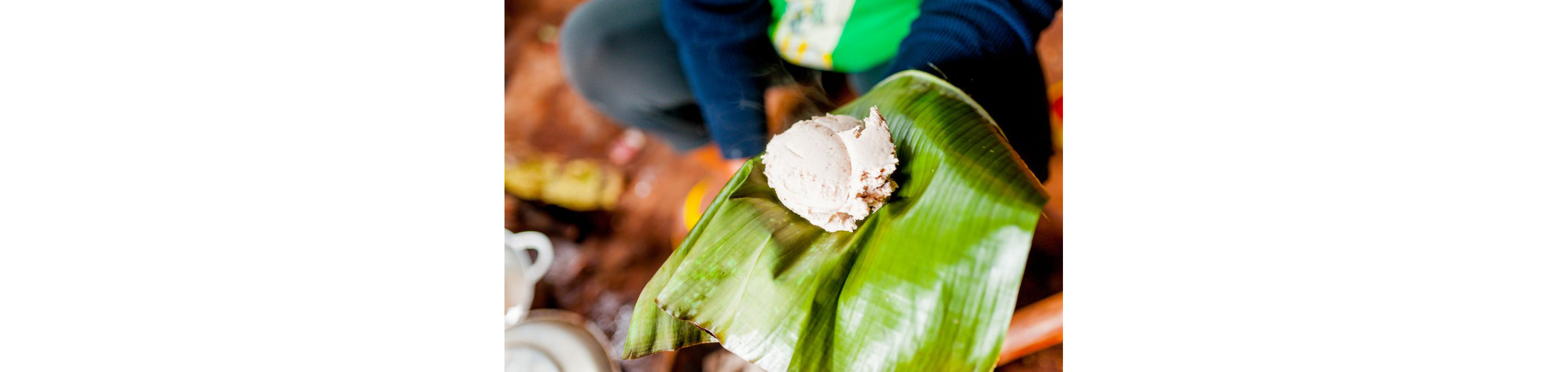 Cassava dough.