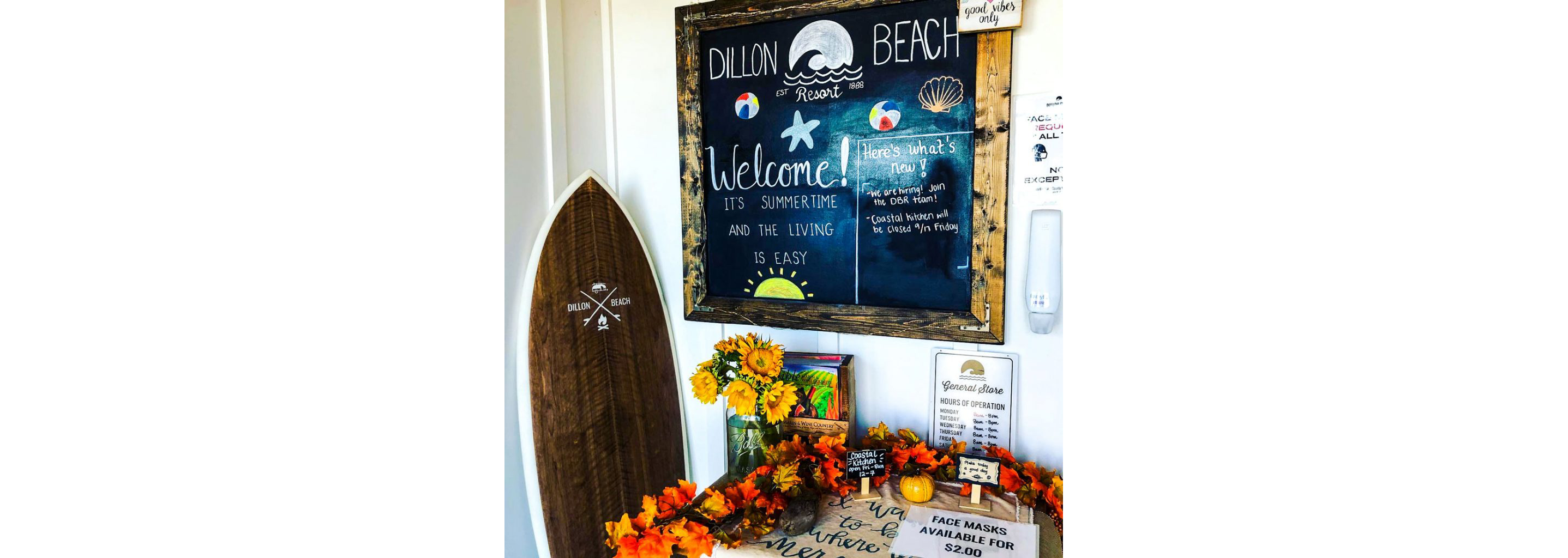 The interior of Dillon Beach Coastal Kitchen.
