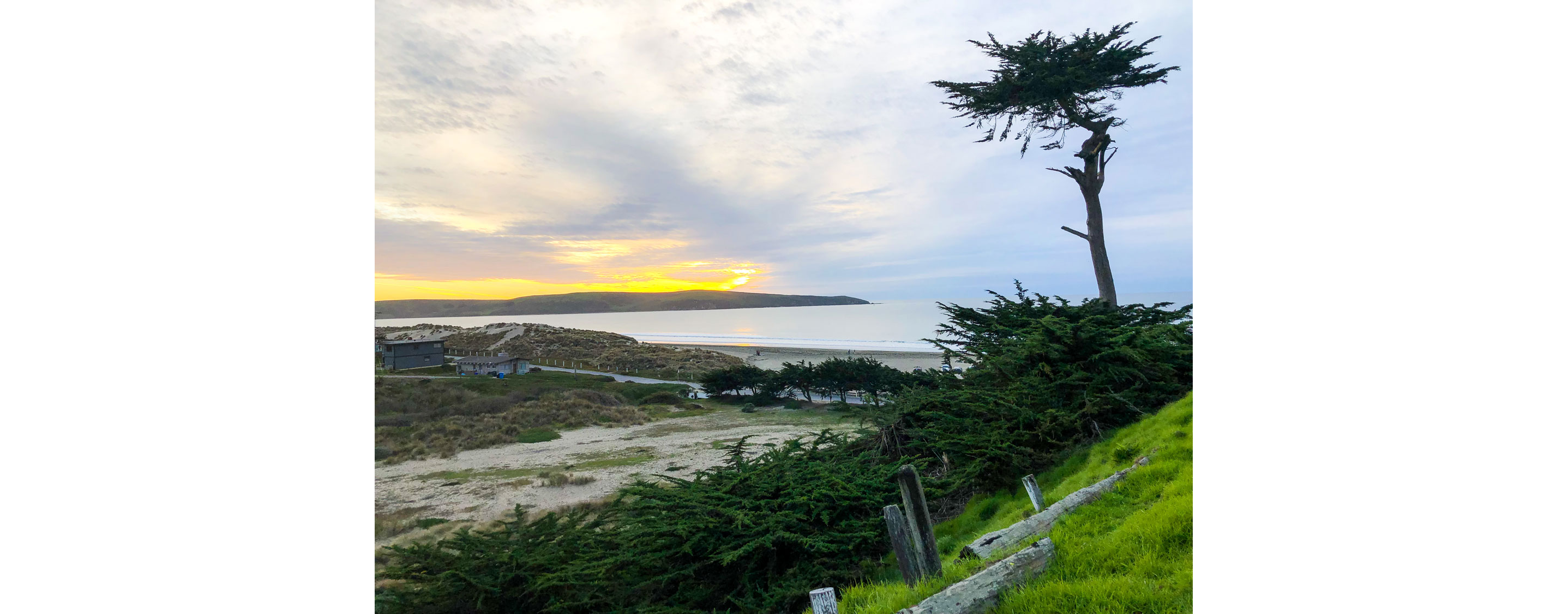 The coastal views from Dillon Beach Coastal Kitchen.