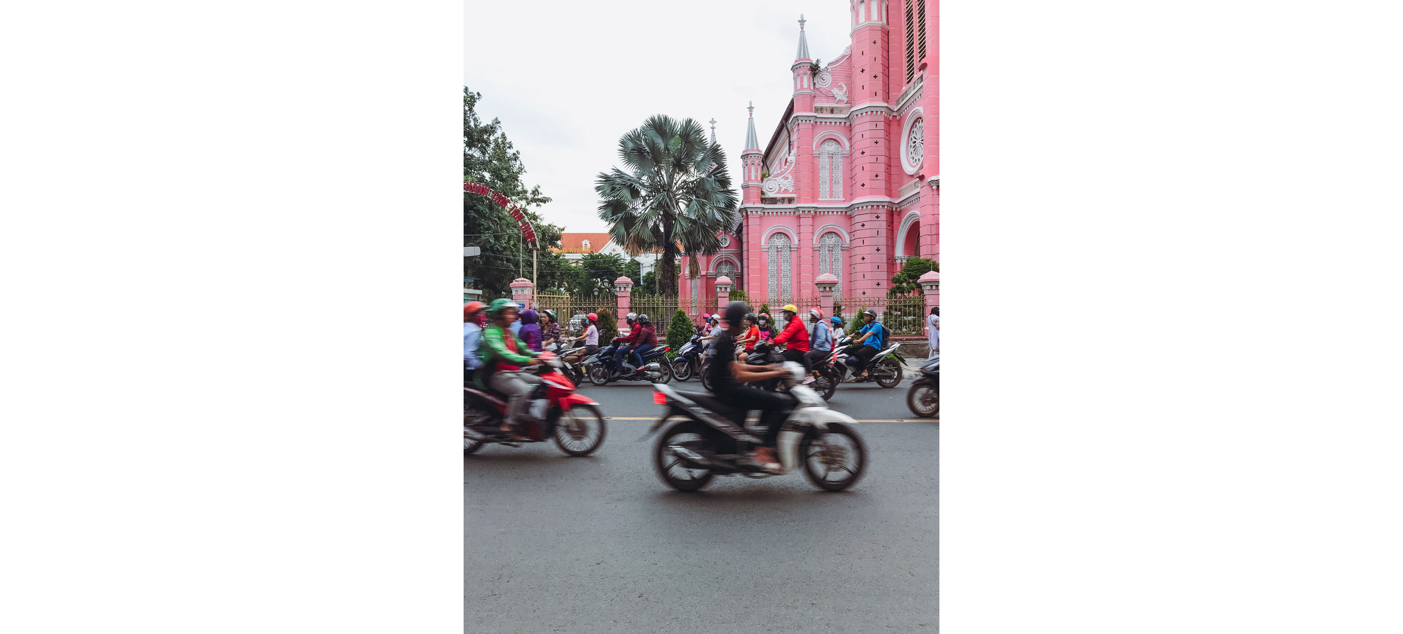 The hustle and bustle of the streets of Ho Chi Minh City.