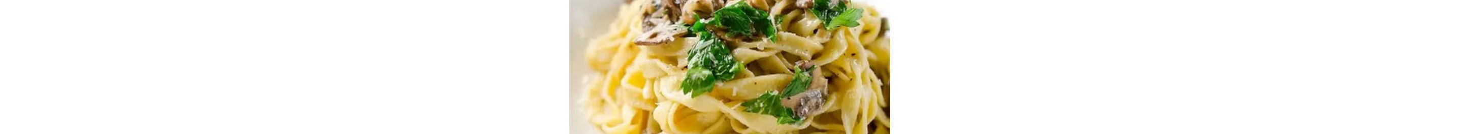 fresh pasta with mushroom cream sauce