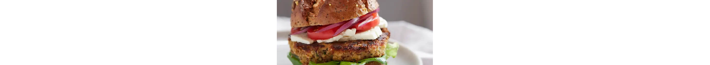 Middle Eastern Veggies and Grain Burger