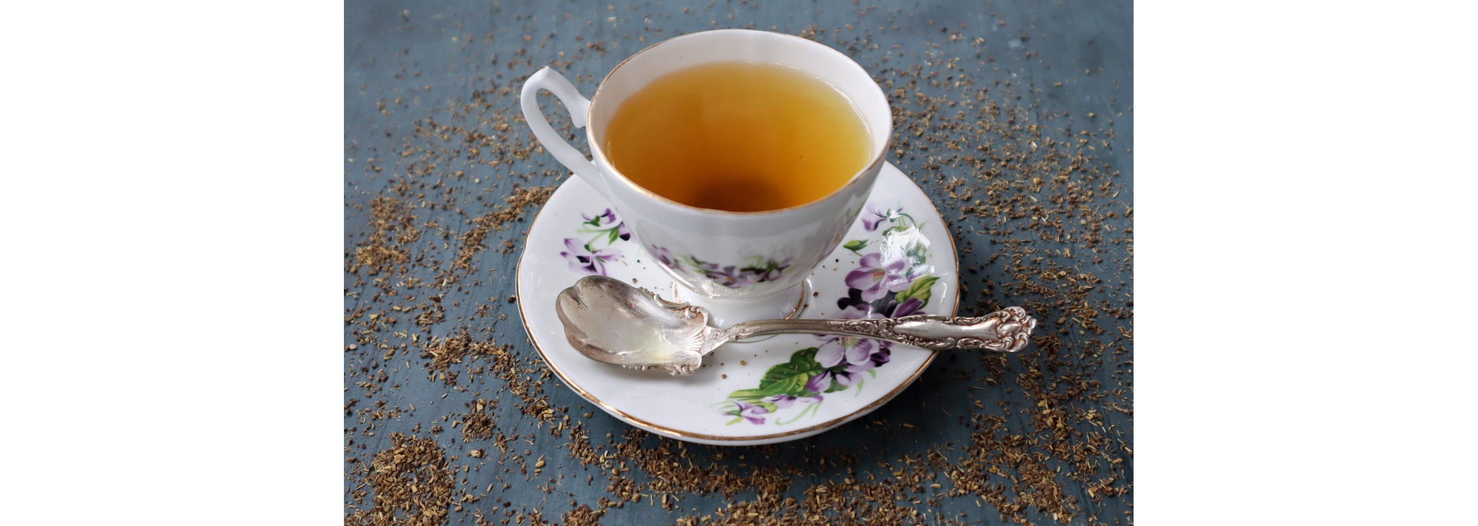 A cup of licorice tea.