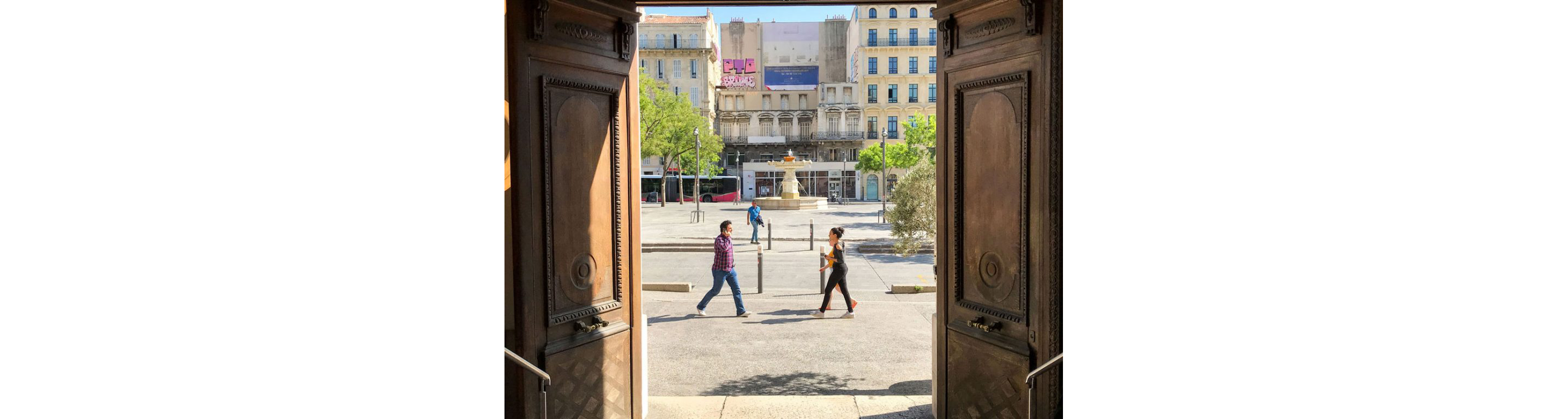 The streets of Marseille.