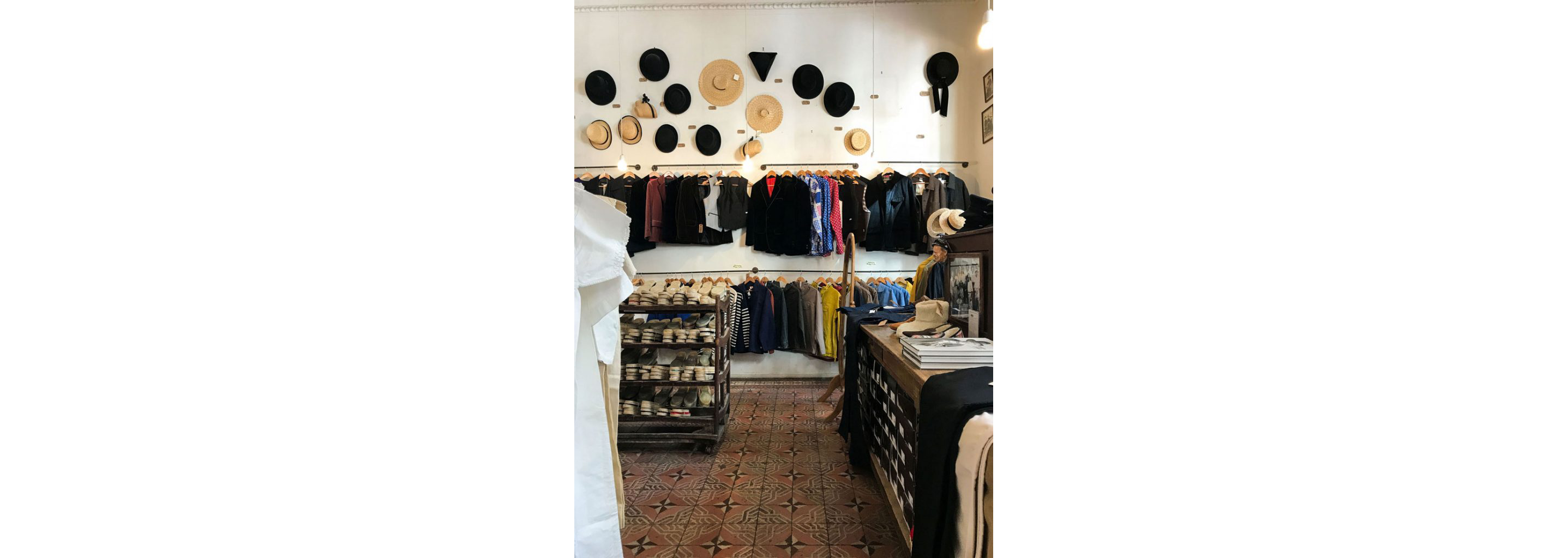 Clothing sold at Maison Empereur.
