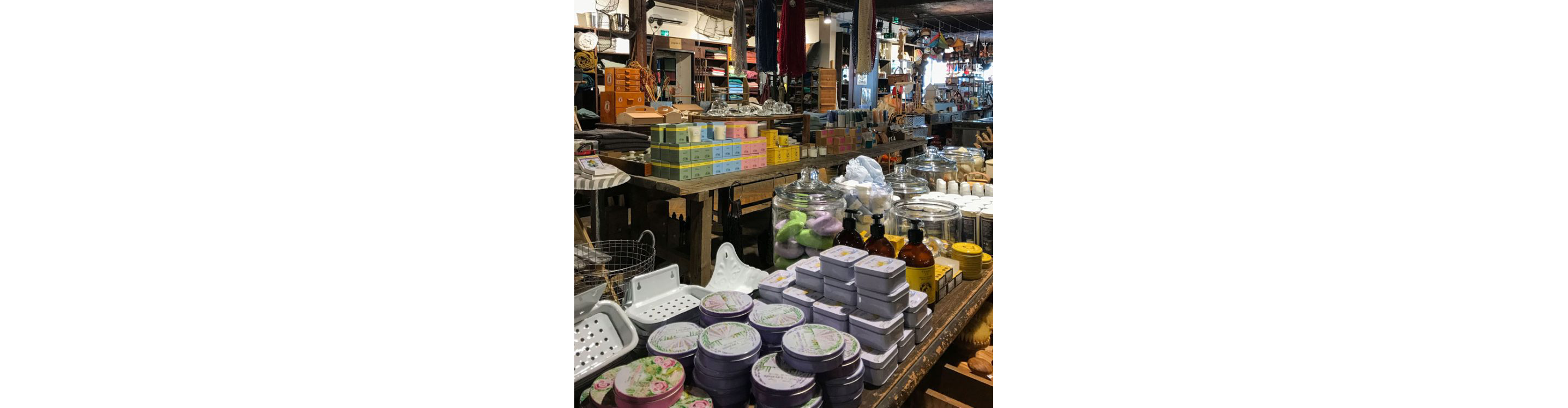 Items neatly on display at Maison Empereur.