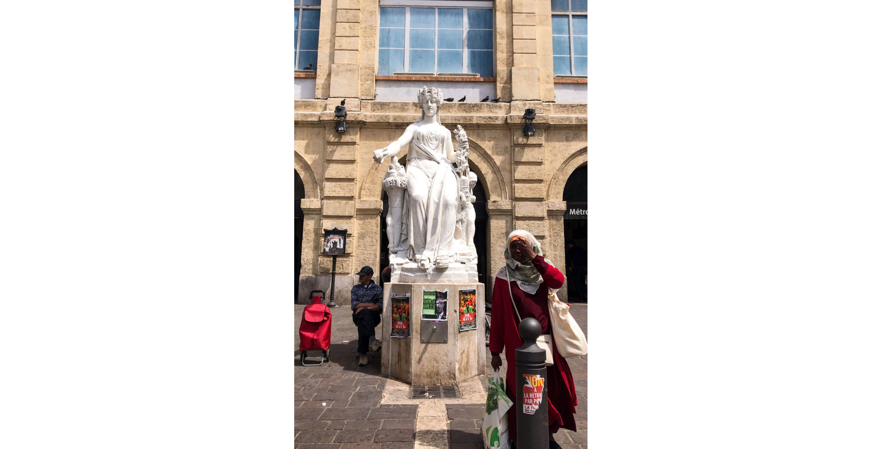A statue found in Noailles.