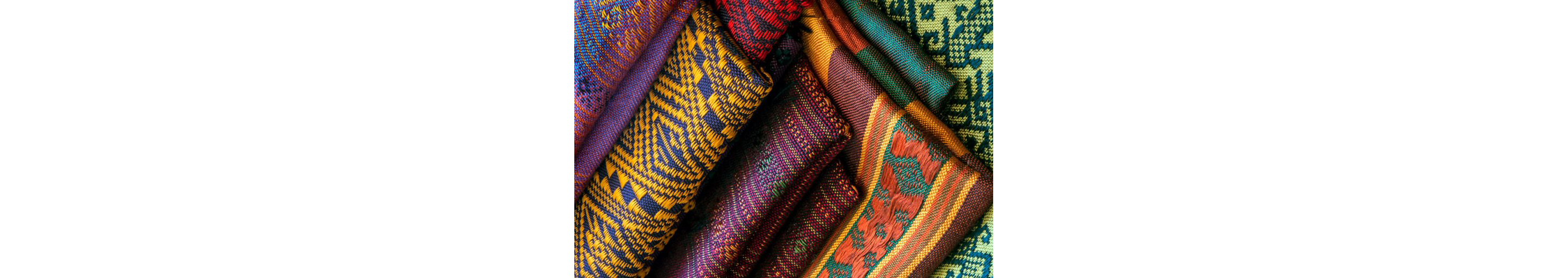 Colorful textiles.