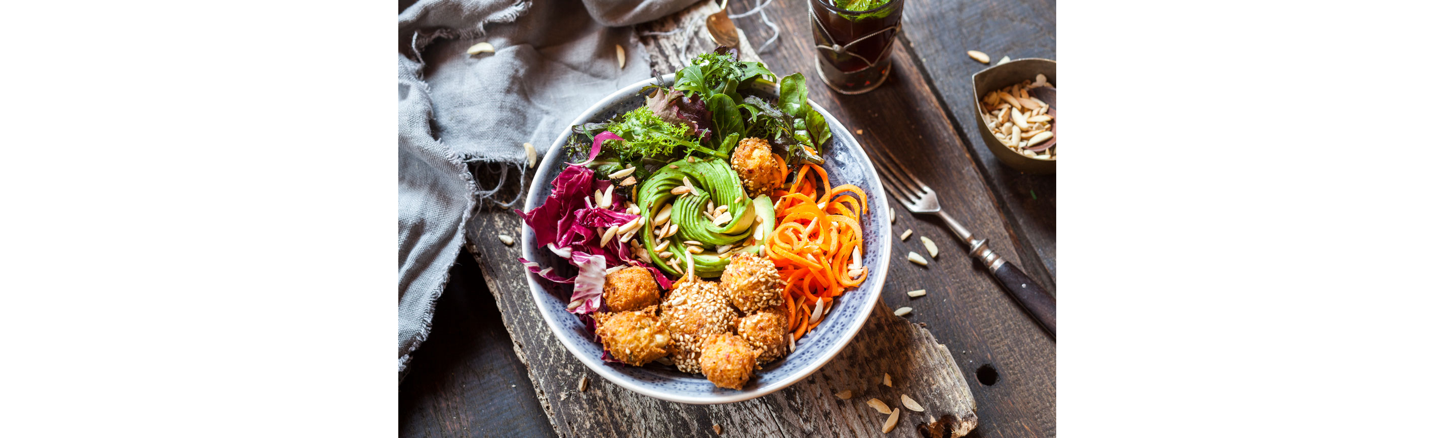 A dish filled with colorful eats.