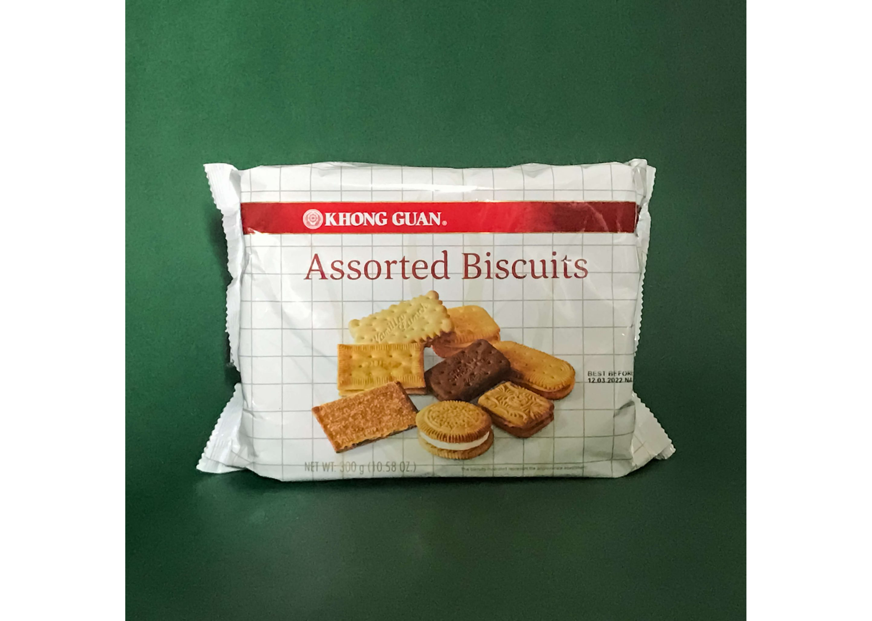 A package of Khong Guan Assorted Biscuits.