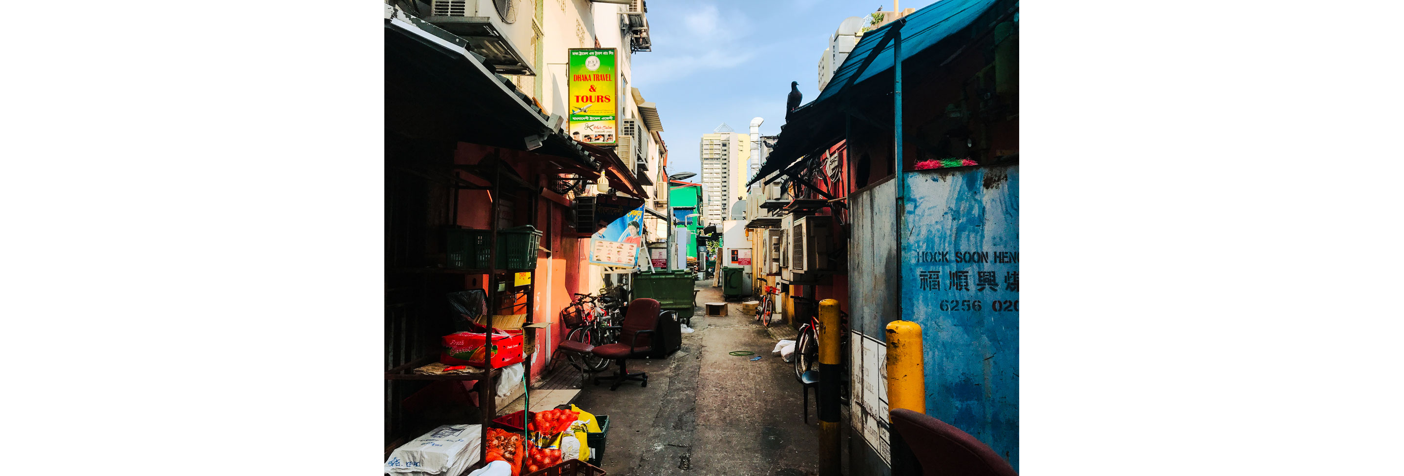 An alley of Little India.
