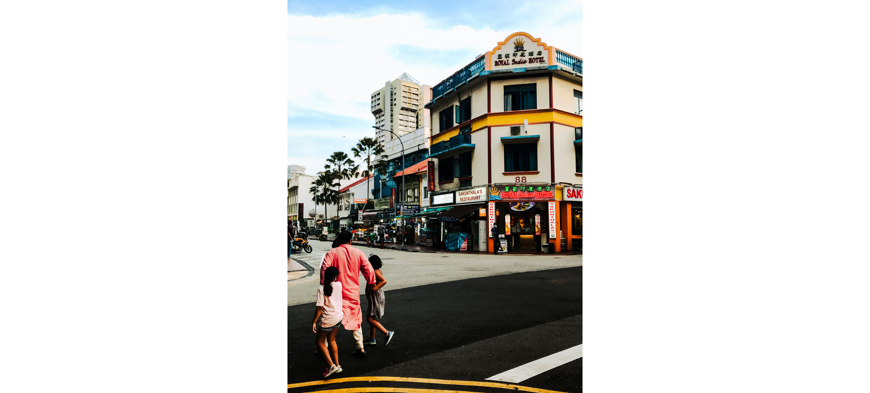 The stalls of Little India.