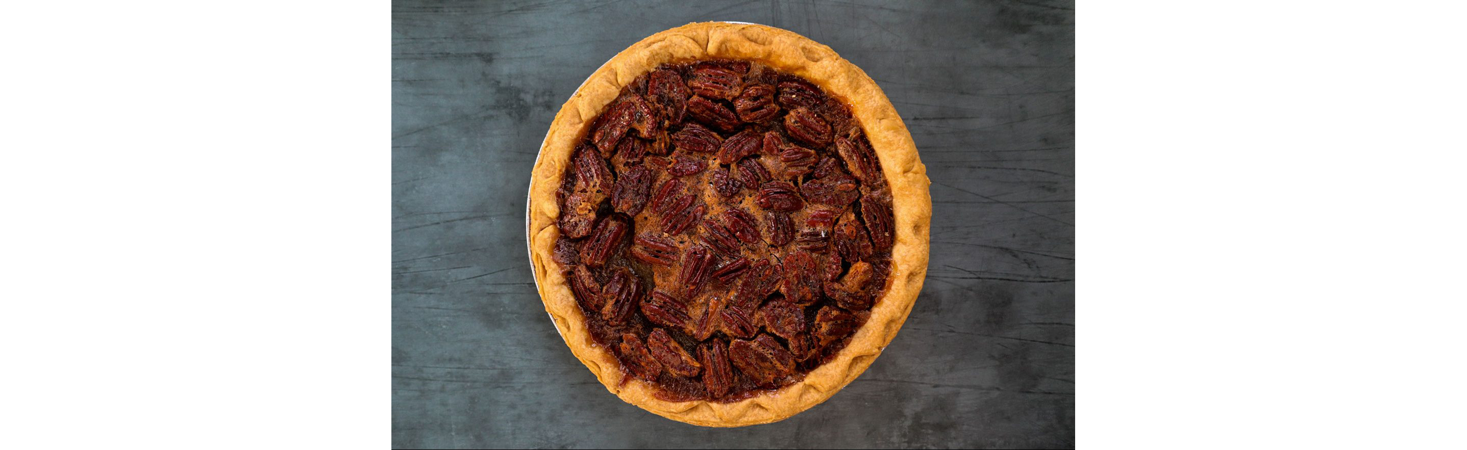 A freshly baked pie.