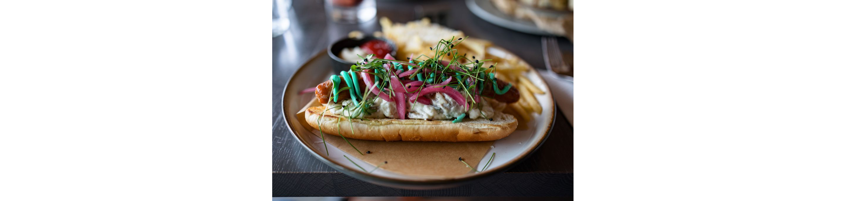 An Icelandic hotdog.