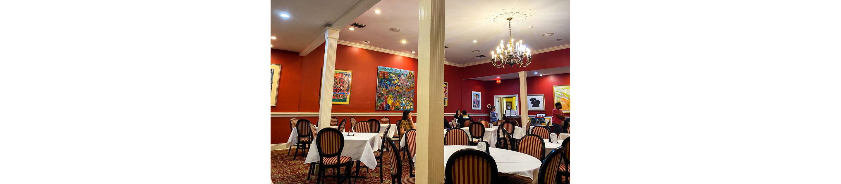 The large dining area of Dooky Chase's Restaurant.
