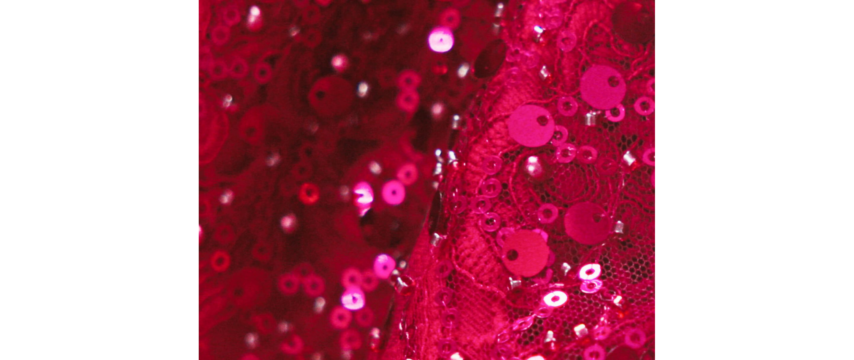  A close up of the material of Look Four.