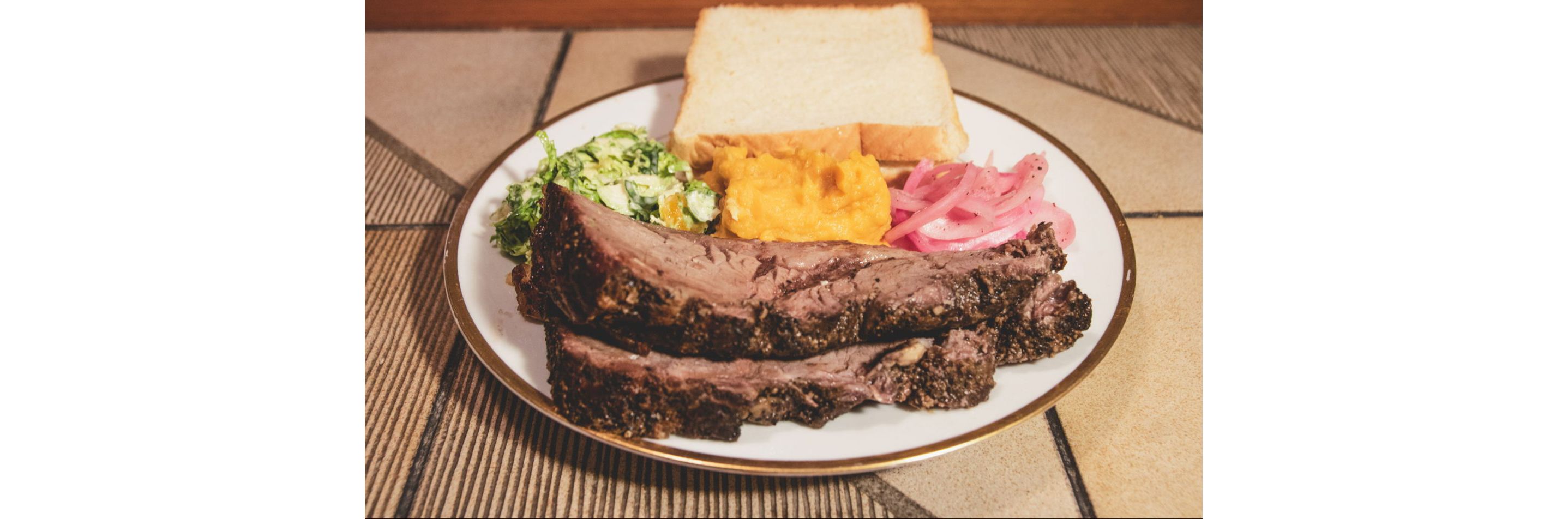 A dish filled with classic Sephardic cuisine.