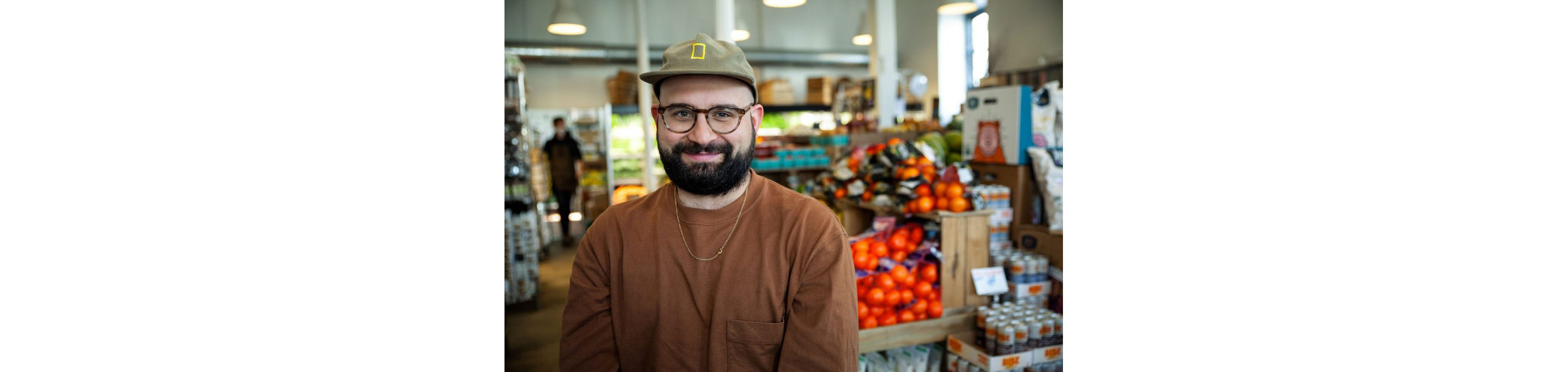 Vincent Finazzo smiling for a photograph.