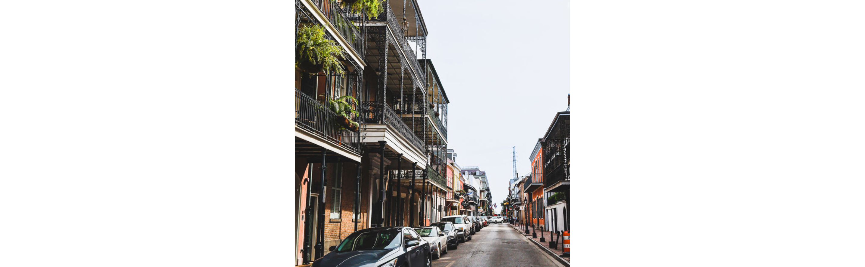 The streets of New Orleans.