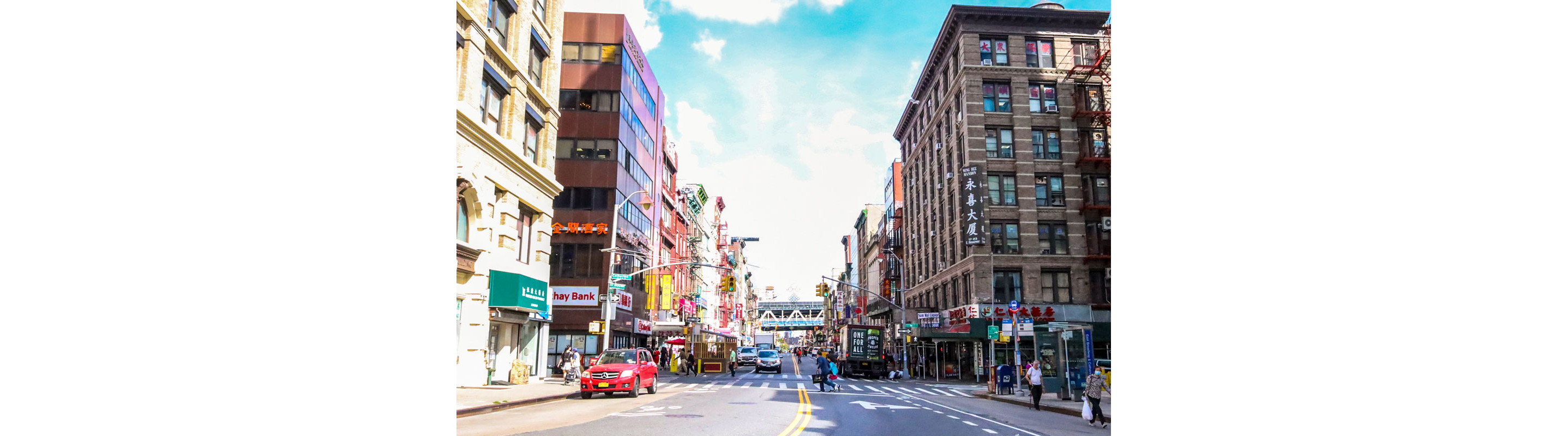 The streets of Chinatown.