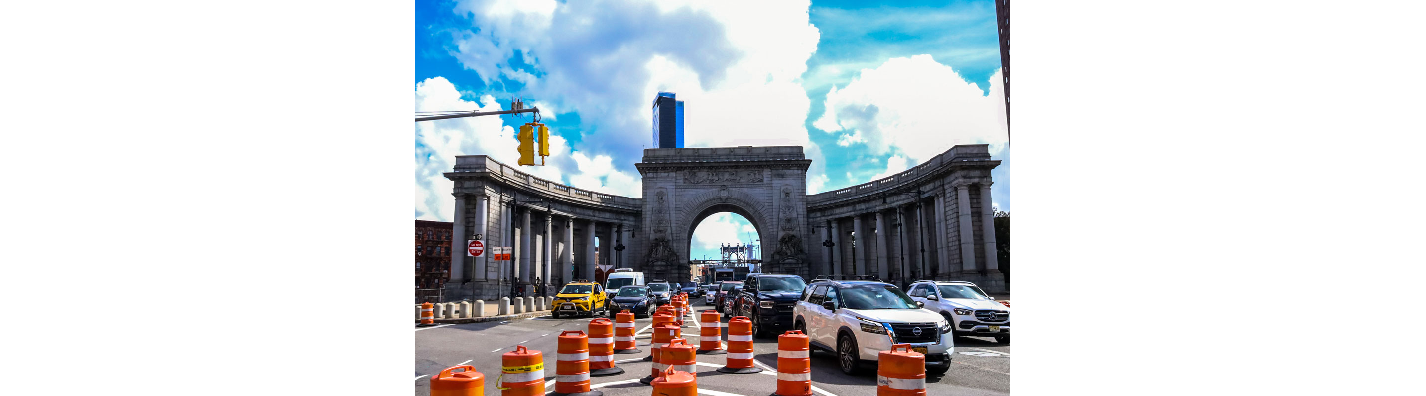 The Manhattan Bridge Arch and Colonnade.