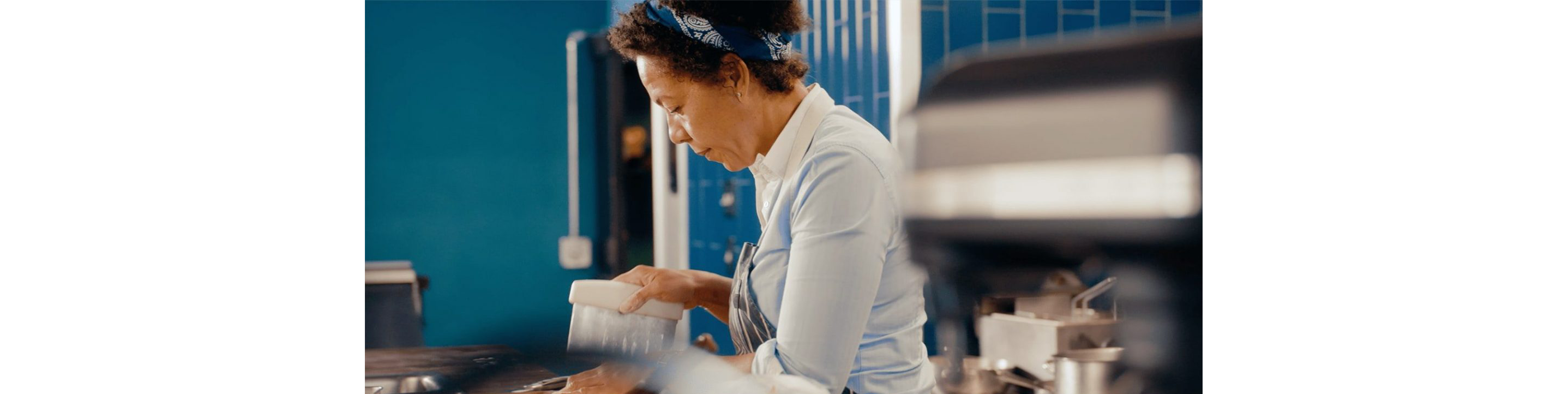 In the kitchen with Nina Compton.