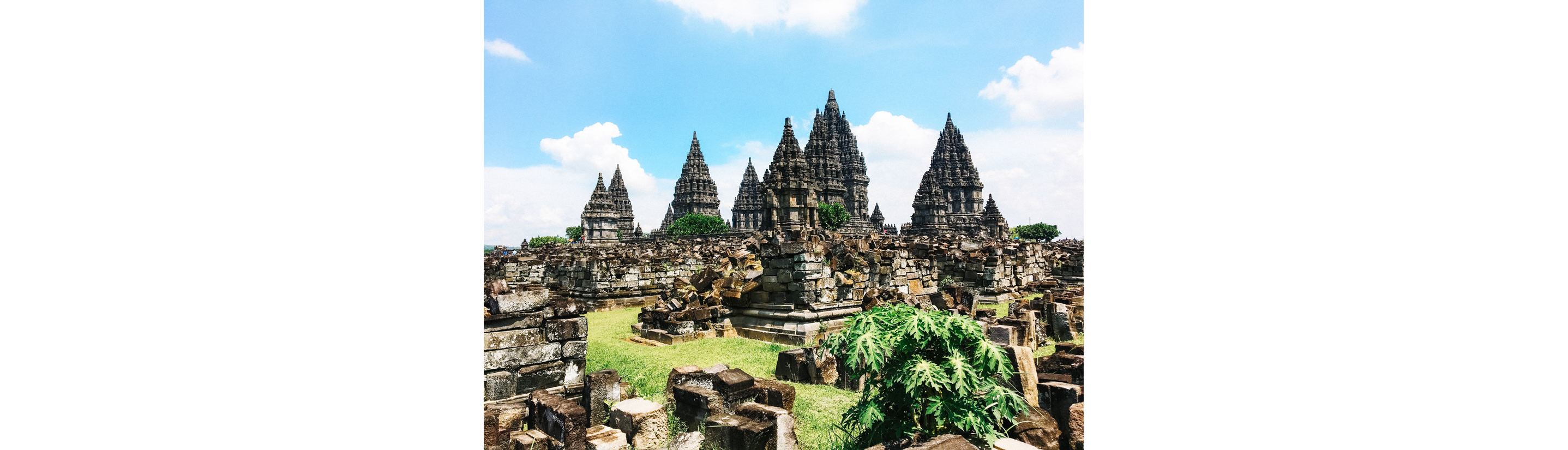 The Prambanan Temple of Java Island.