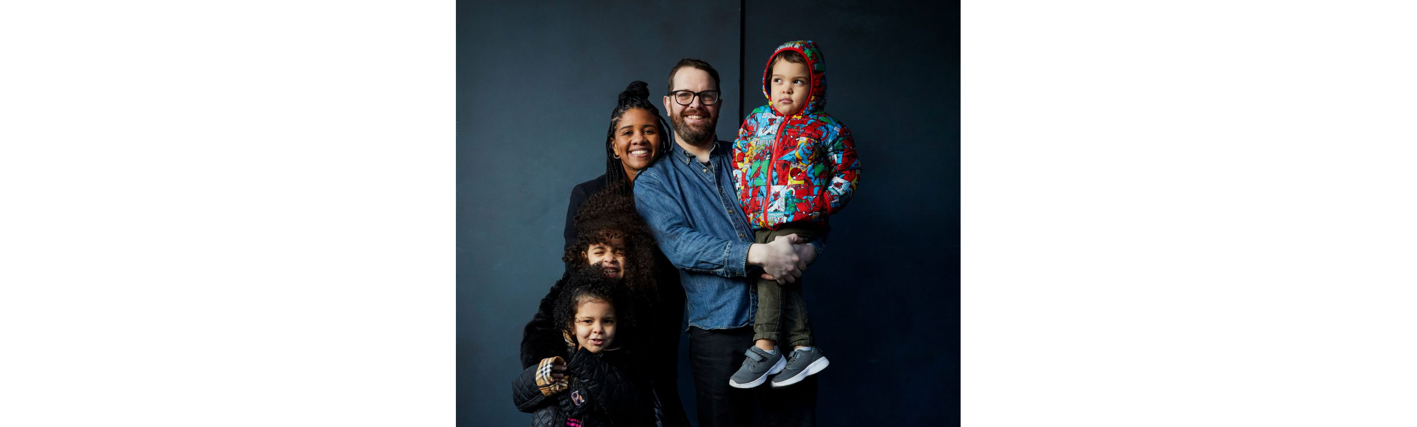 A photo of Petrushka and Nick and their family.