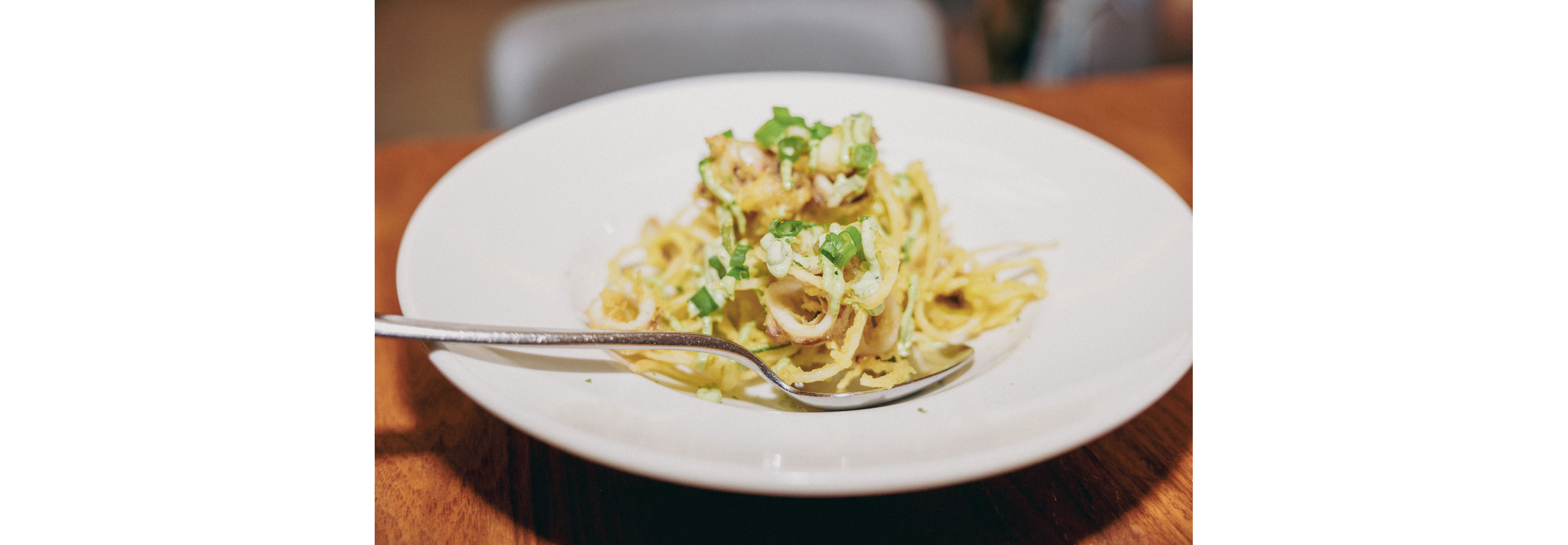 An elegant pasta dish.