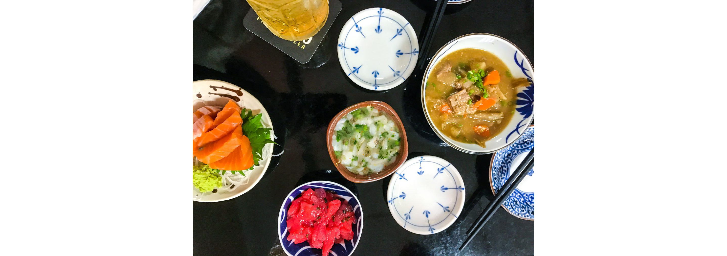Delicious dishes of Nobu-ya.