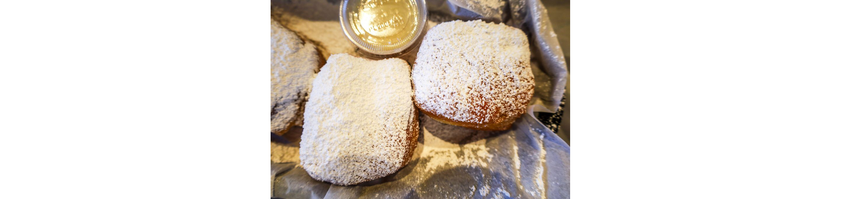 Powdered beignets.