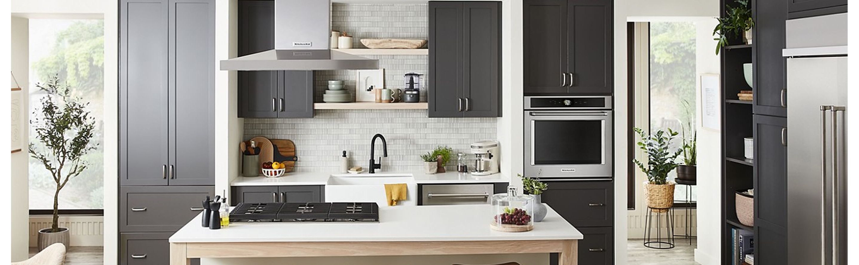 Remodeled kitchen with KitchenAid® appliances
