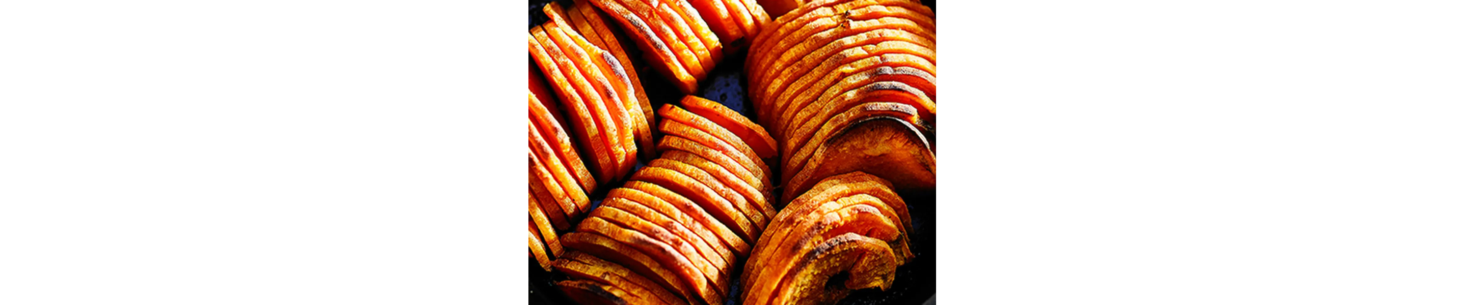 Sweet potato slices