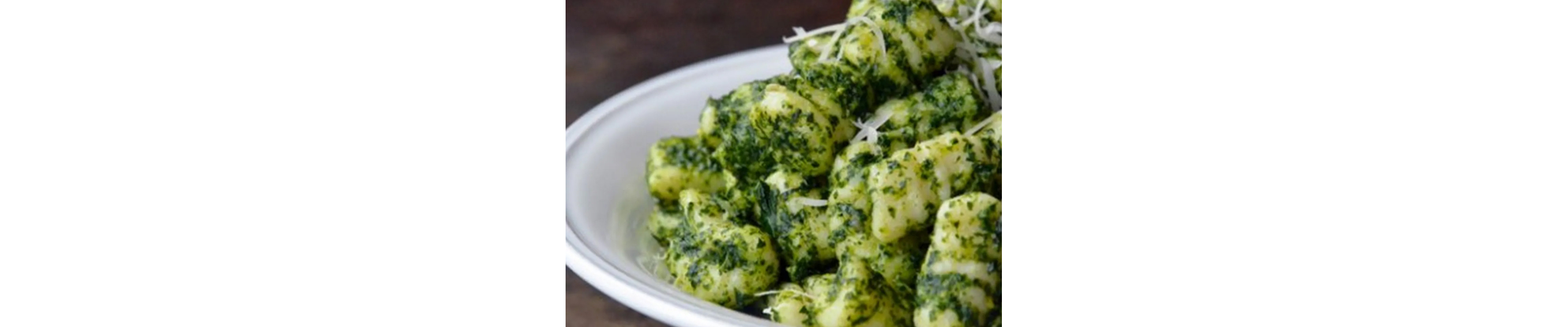 Gnocchi with kale pesto