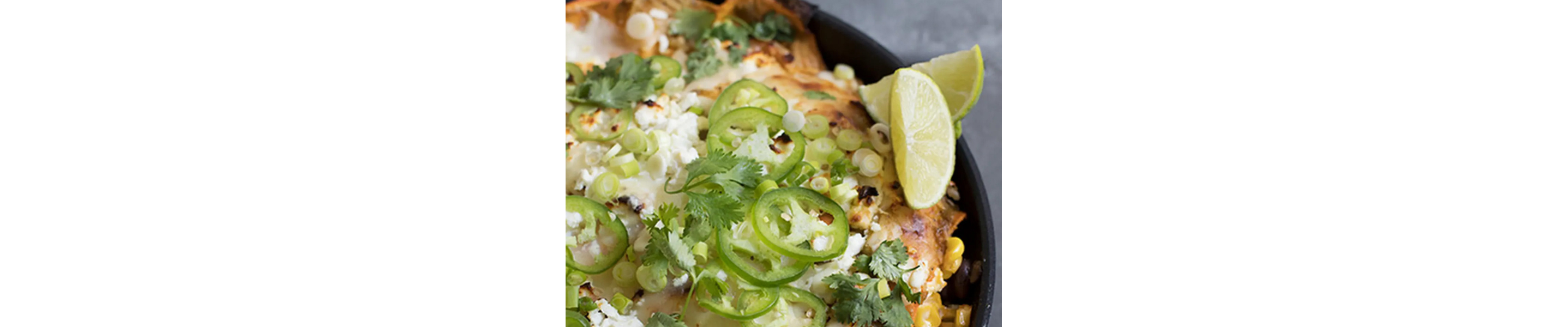 Chicken and sweet potato enchiladas