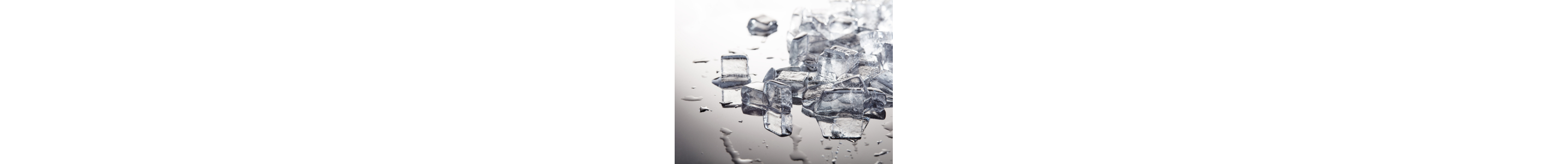 Ice cubes melting on countertop