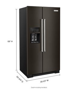 Fridge store normal size