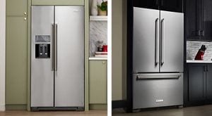 Highest capacity store counter depth refrigerator