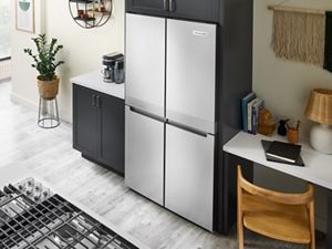 Kitchenaid counter outlet depth fridge