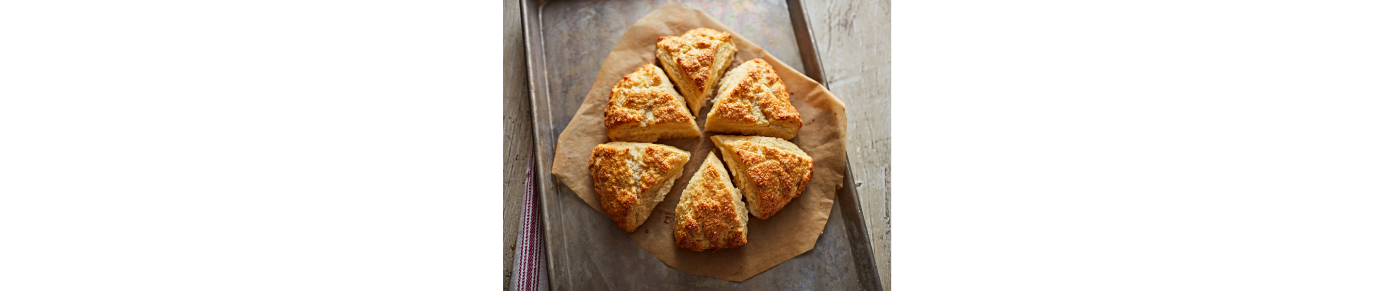 Baked homemade bread cut into sections 