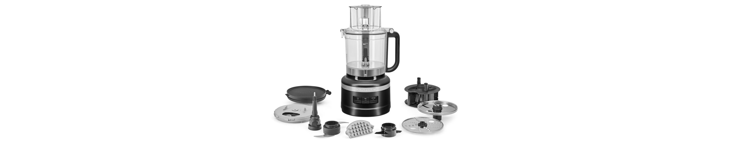 A KitchenAid® food processor and dicing kit.