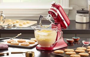 Kitchenaid mixer glass outlet bowl 4.5 qt