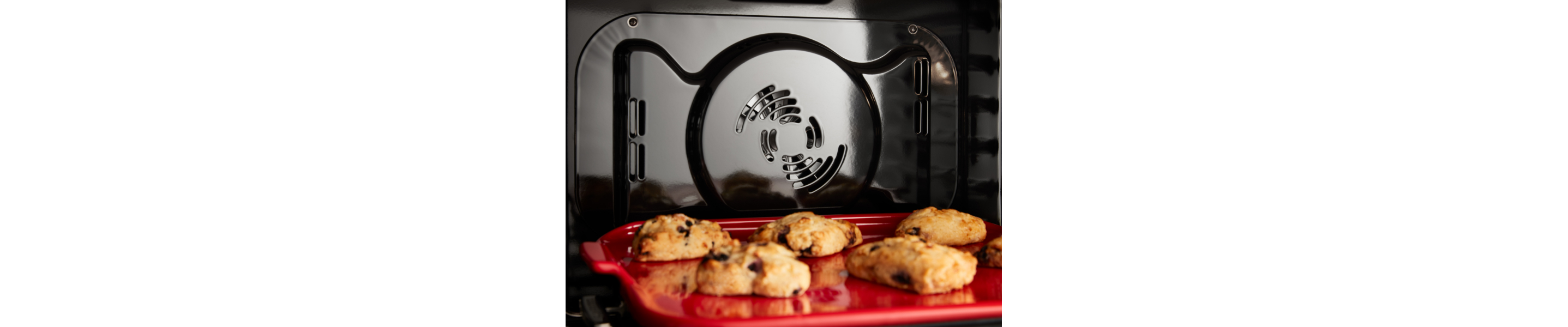 A convection fan oven blade 