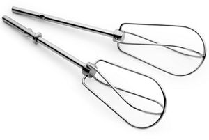 Hand sales mixer attachments