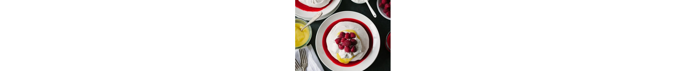 Lemon and Raspberry Pavlova image from Yummly